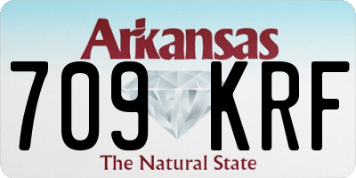 AR license plate 709KRF