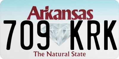 AR license plate 709KRK