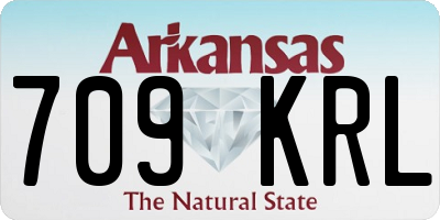 AR license plate 709KRL