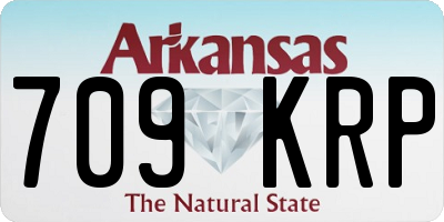 AR license plate 709KRP