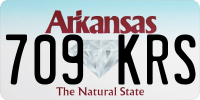 AR license plate 709KRS