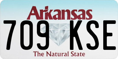 AR license plate 709KSE