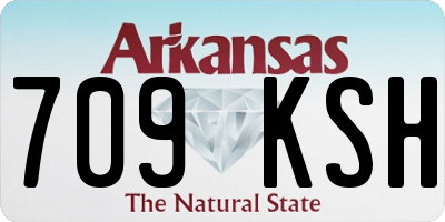 AR license plate 709KSH