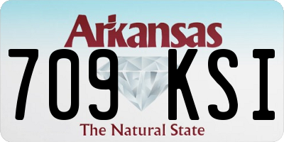 AR license plate 709KSI