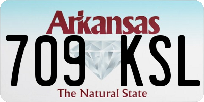AR license plate 709KSL