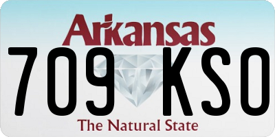 AR license plate 709KSO