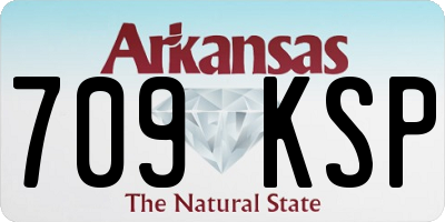 AR license plate 709KSP