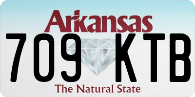 AR license plate 709KTB