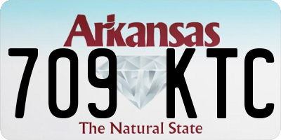 AR license plate 709KTC