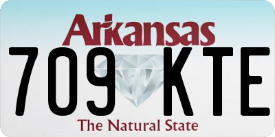 AR license plate 709KTE