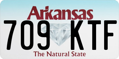 AR license plate 709KTF