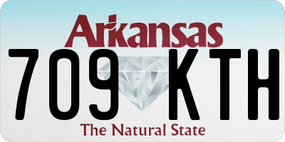 AR license plate 709KTH