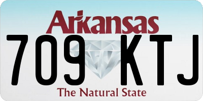 AR license plate 709KTJ