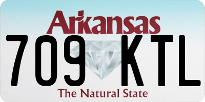 AR license plate 709KTL