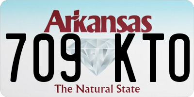 AR license plate 709KTO