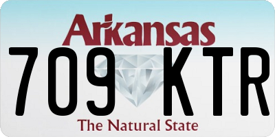 AR license plate 709KTR
