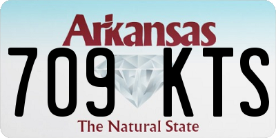 AR license plate 709KTS