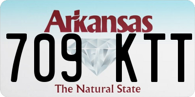 AR license plate 709KTT