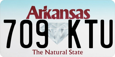AR license plate 709KTU