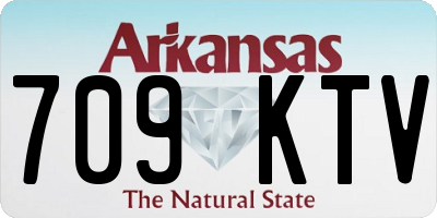 AR license plate 709KTV