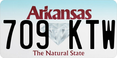 AR license plate 709KTW