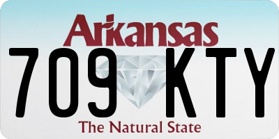 AR license plate 709KTY