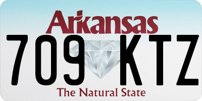AR license plate 709KTZ