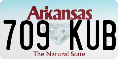 AR license plate 709KUB