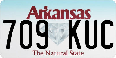 AR license plate 709KUC
