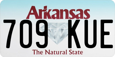 AR license plate 709KUE