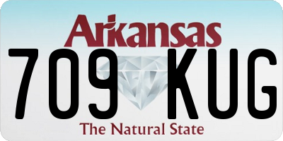 AR license plate 709KUG