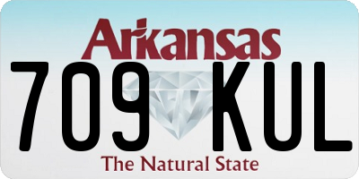 AR license plate 709KUL