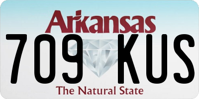 AR license plate 709KUS