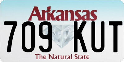 AR license plate 709KUT