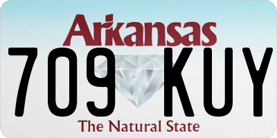 AR license plate 709KUY