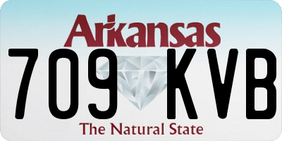 AR license plate 709KVB