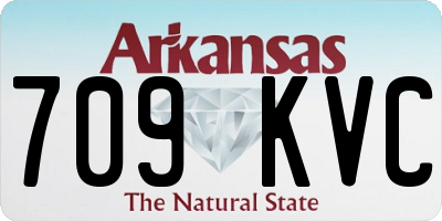 AR license plate 709KVC