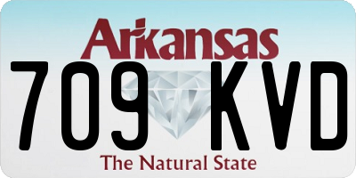 AR license plate 709KVD
