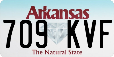 AR license plate 709KVF