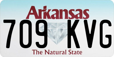 AR license plate 709KVG