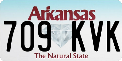 AR license plate 709KVK