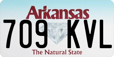 AR license plate 709KVL