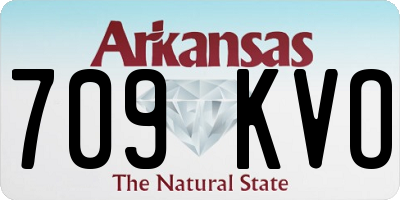 AR license plate 709KVO