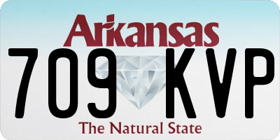 AR license plate 709KVP