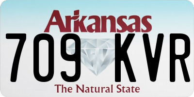 AR license plate 709KVR
