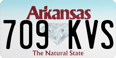 AR license plate 709KVS