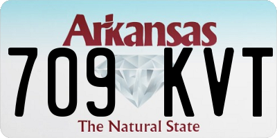 AR license plate 709KVT