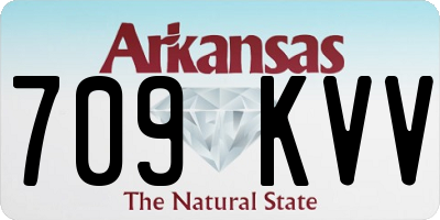AR license plate 709KVV