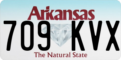 AR license plate 709KVX
