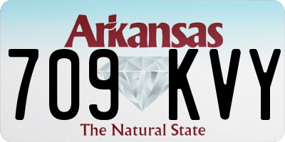 AR license plate 709KVY